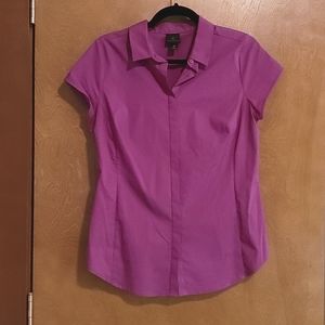 Short Sleeve Button Up Shirt Size M